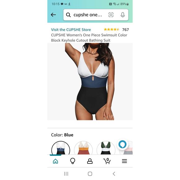 NWT CUPSHE SWIMSUIT 𩱠- Picture 1 of 6